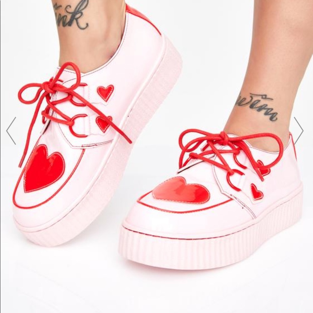 Pink Krypt Heart Creepers